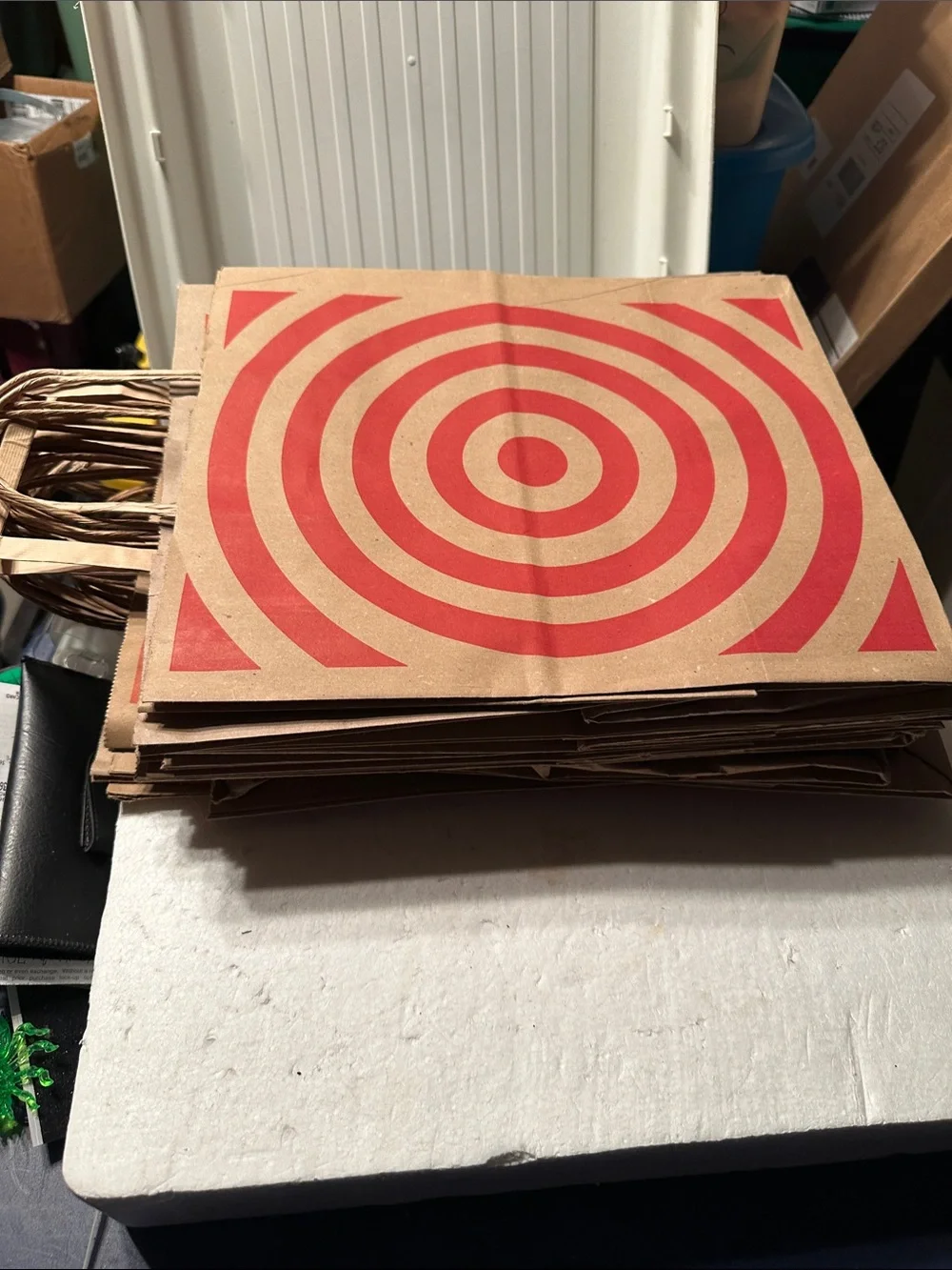 Twenty Target paper bags